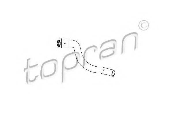 TOPRAN 207687 Шланг радіатора