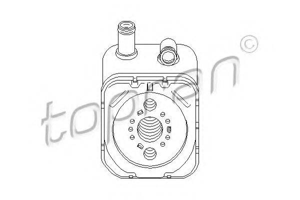 TOPRAN 112860 масляний радіатор, моторне масло
