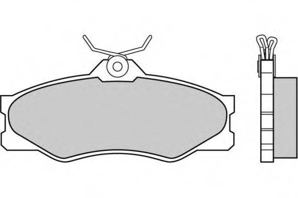 E.T.F. 120335 Комплект гальмівних колодок, дискове гальмо