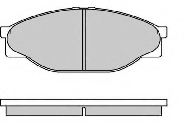 E.T.F. 120633 Комплект гальмівних колодок, дискове гальмо