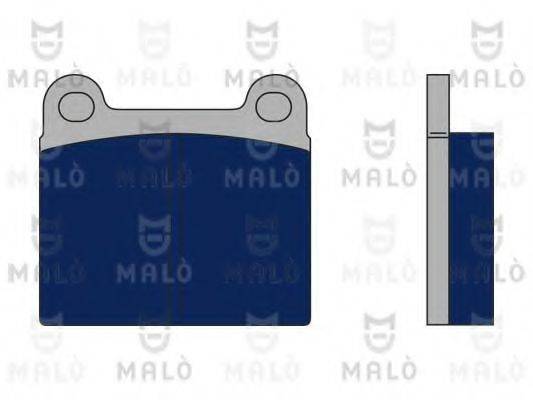 MALO 1050011 Комплект гальмівних колодок, дискове гальмо
