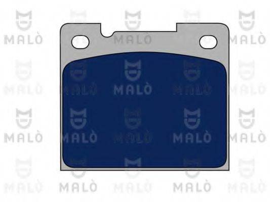 MALO 1050027 Комплект гальмівних колодок, дискове гальмо
