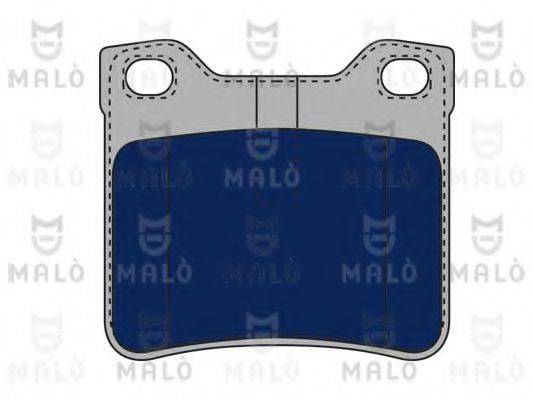 MALO 1050045 Комплект гальмівних колодок, дискове гальмо