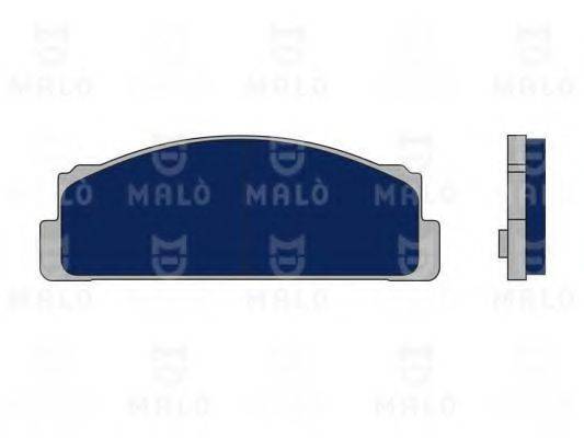 MALO 1050059 Комплект гальмівних колодок, дискове гальмо