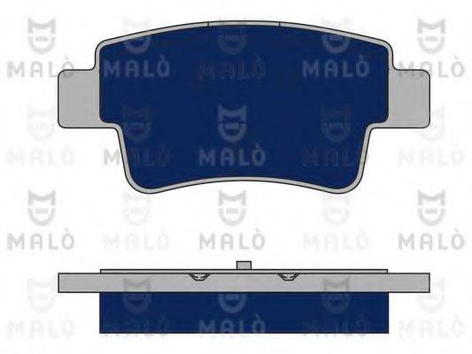 MALO 1050189 Комплект гальмівних колодок, дискове гальмо