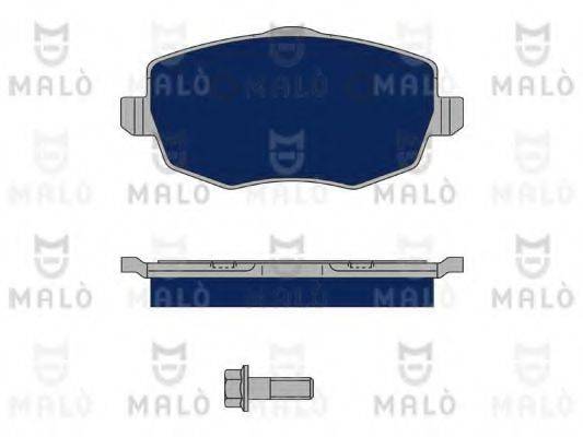 MALO 1050190 Комплект гальмівних колодок, дискове гальмо