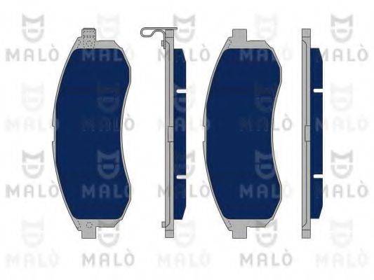 MALO 1050205 Комплект гальмівних колодок, дискове гальмо