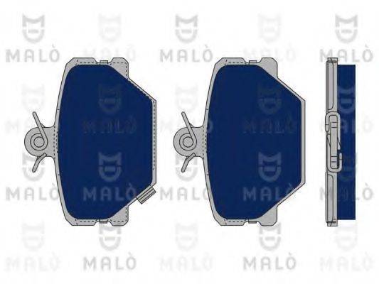 MALO 1050261 Комплект гальмівних колодок, дискове гальмо