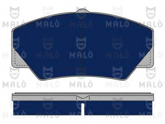 MALO 1050298 Комплект гальмівних колодок, дискове гальмо