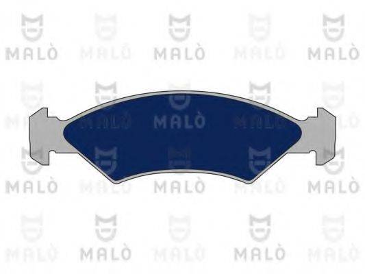 MALO 1050516 Комплект гальмівних колодок, дискове гальмо