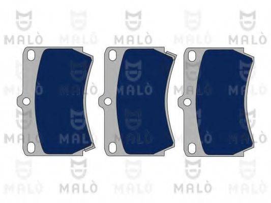 MALO 1050593 Комплект гальмівних колодок, дискове гальмо