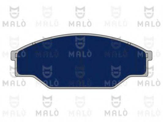 MALO 1050729 Комплект гальмівних колодок, дискове гальмо