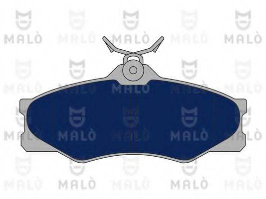 MALO 1050755 Комплект гальмівних колодок, дискове гальмо