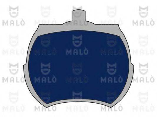 MALO 1050837 Комплект гальмівних колодок, дискове гальмо