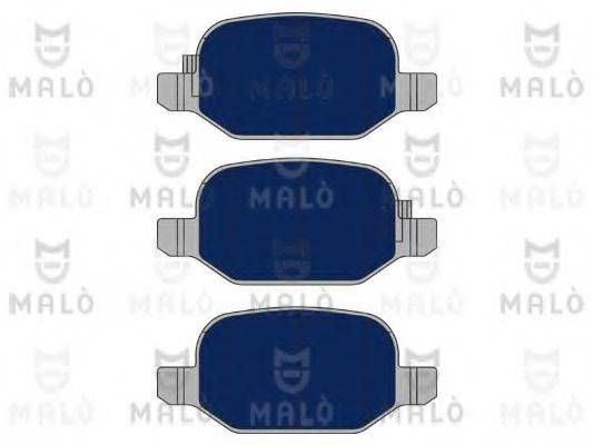 MALO 1050921 Комплект гальмівних колодок, дискове гальмо