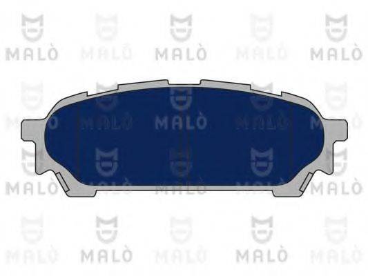 MALO 1051004 Комплект гальмівних колодок, дискове гальмо