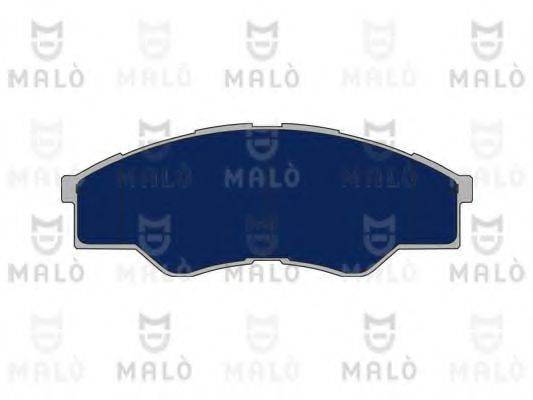 MALO 1051016 Комплект гальмівних колодок, дискове гальмо