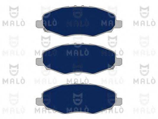 MALO 1051019 Комплект гальмівних колодок, дискове гальмо