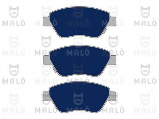 MALO 1051129 Комплект гальмівних колодок, дискове гальмо