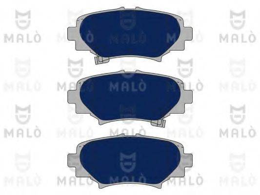 MALO 1051143 Комплект гальмівних колодок, дискове гальмо
