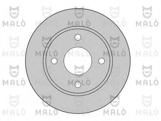 MALO 1110012 гальмівний диск