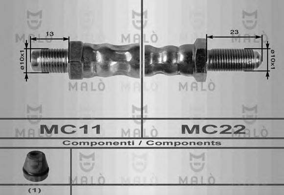 MALO 8460 Гальмівний шланг