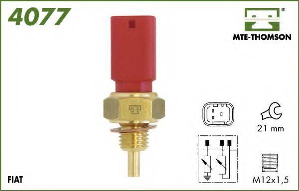 MTE-THOMSON 4077 Датчик, температура охолоджувальної рідини