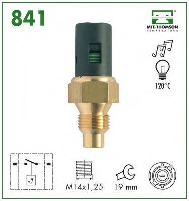 MTE-THOMSON 841 термовимикач, сигнальна лампа рідини, що охолоджує