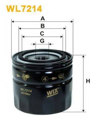 WIX FILTERS WL7214 Масляний фільтр