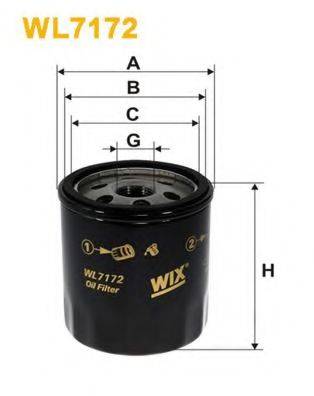 WIX FILTERS WL7172 Масляний фільтр