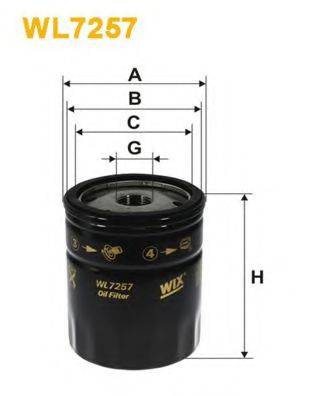 WIX FILTERS WL7257 Масляний фільтр