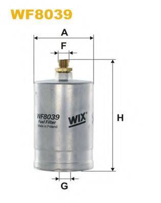 WIX FILTERS WF8039 Паливний фільтр