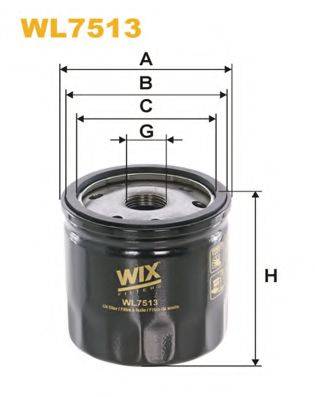 WIX FILTERS WL7513 Масляний фільтр