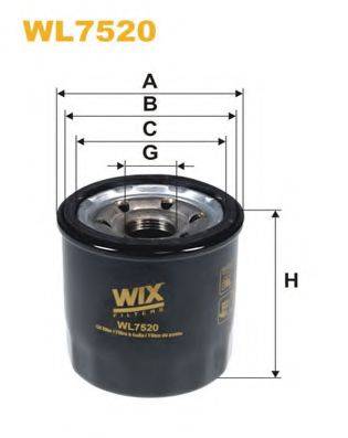 WIX FILTERS WL7520 Масляний фільтр