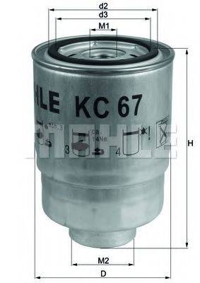 KNECHT KC67 Паливний фільтр