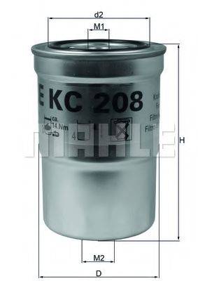 KNECHT KC208 Паливний фільтр