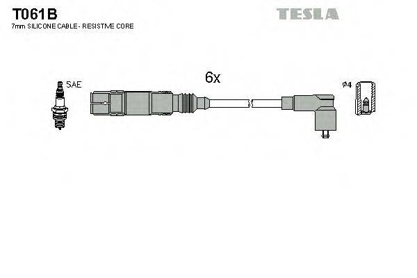 TESLA T061B Комплект дротів запалювання