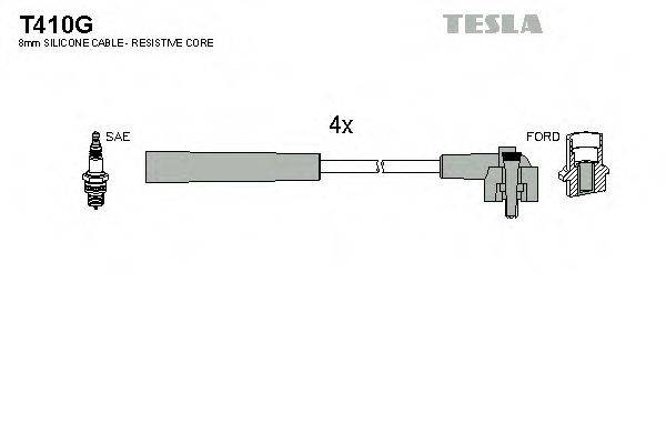 TESLA T410G Комплект дротів запалювання