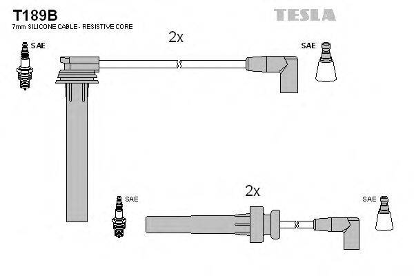 TESLA T189B Комплект дротів запалювання