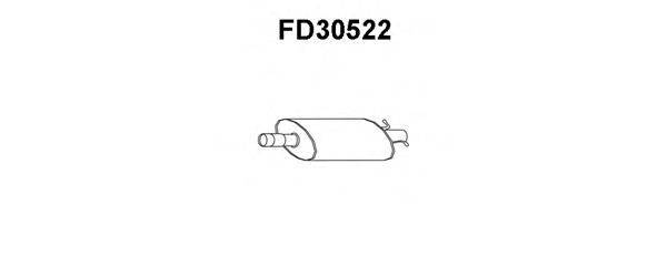VENEPORTE FD30522 Передглушувач вихлопних газів