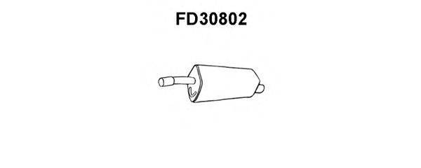 VENEPORTE FD30802 Глушник вихлопних газів кінцевий