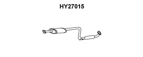 VENEPORTE HY27015 Передглушувач вихлопних газів