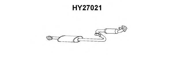 VENEPORTE HY27021 Передглушувач вихлопних газів