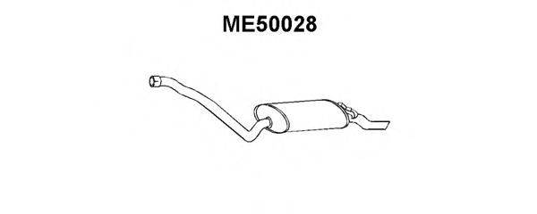 VENEPORTE ME50028 Глушник вихлопних газів кінцевий