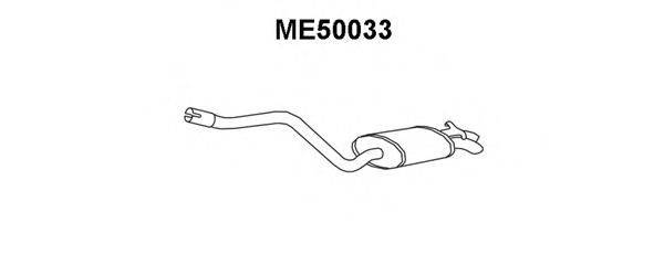 VENEPORTE ME50033 Глушник вихлопних газів кінцевий