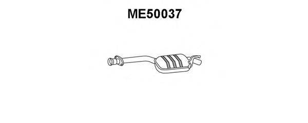 VENEPORTE ME50037 Середній глушник вихлопних газів