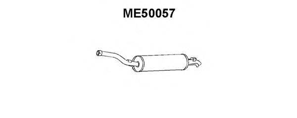 VENEPORTE ME50057 Глушник вихлопних газів кінцевий