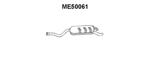 VENEPORTE ME50061 Глушник вихлопних газів кінцевий