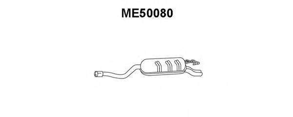 VENEPORTE ME50080 Глушник вихлопних газів кінцевий