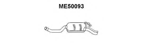 VENEPORTE ME50093 Глушник вихлопних газів кінцевий